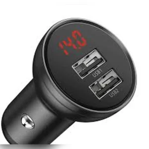 شارژر فندکی  باسئوس  Digital Display Car Charger CCBX-0G