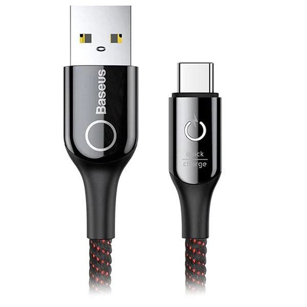کابل تبدیل USB به USB-C باسئوس مدل CATCD C-shaped طول 1 م