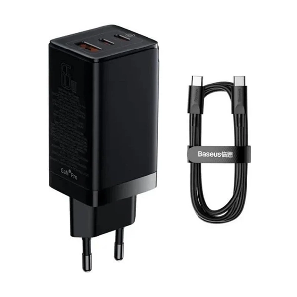 شارژر  65 وات باسئوس مدل GaN5 Pro Fast Charger