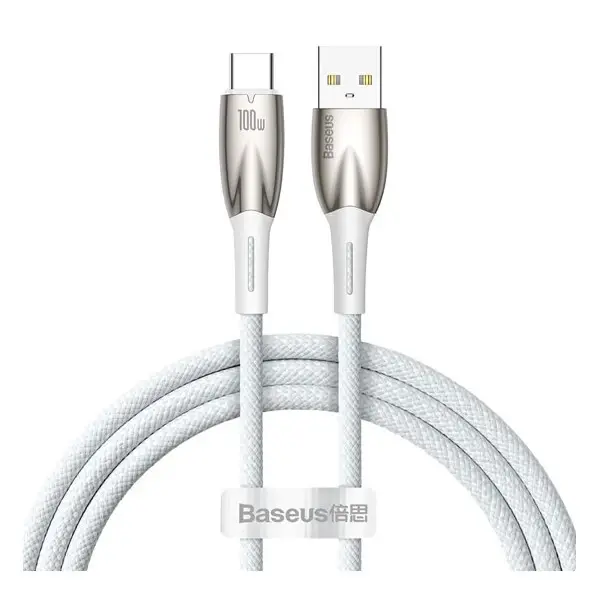 کابل تبدیل USB به USB-C باسئوس مدل Glimmer Series