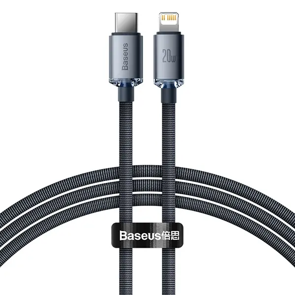 کابل تبدیل USB-C به لایتنینگ باسئوس مدل CAJY000201