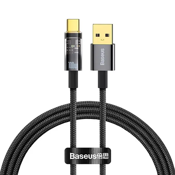 کابل تبدیل USB به لایتنینگ باسئوس مدل طول 1 متر