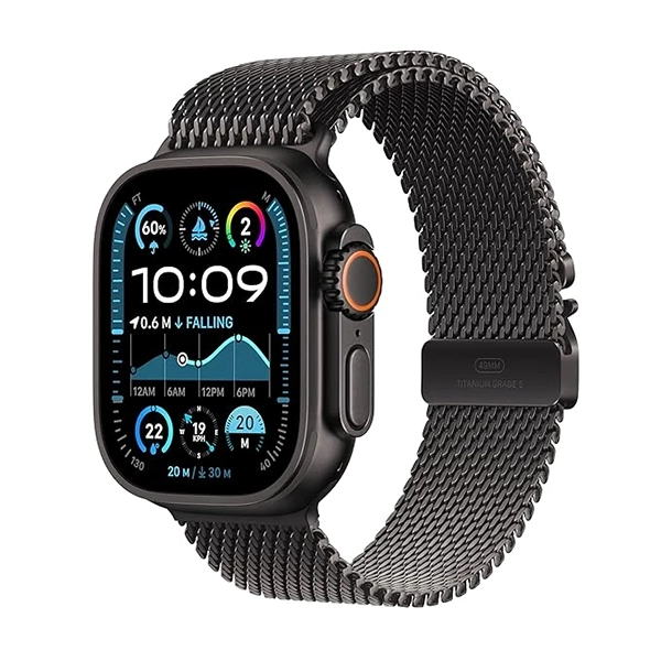 ساعت هوشمند اپل مدل Ultra 2 Black Titanium Case