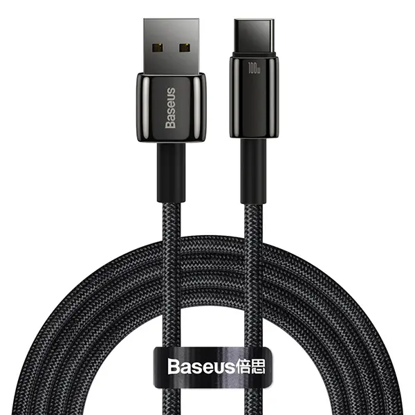 کابل USB به USB-C باسئوس مدل Tangstan New Pack