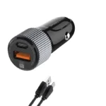 شارژر فندکی الدینیو مدل C510Q به همراه کابل تبدیل 36w usb-C