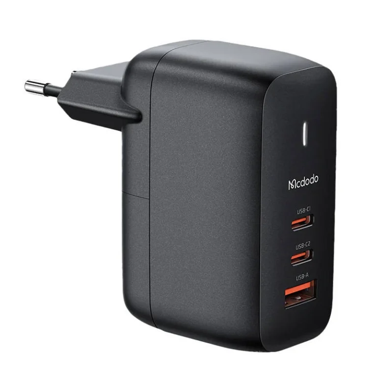 شارژر دیواری وات مک دودو مدل GaN 65W 3-Port