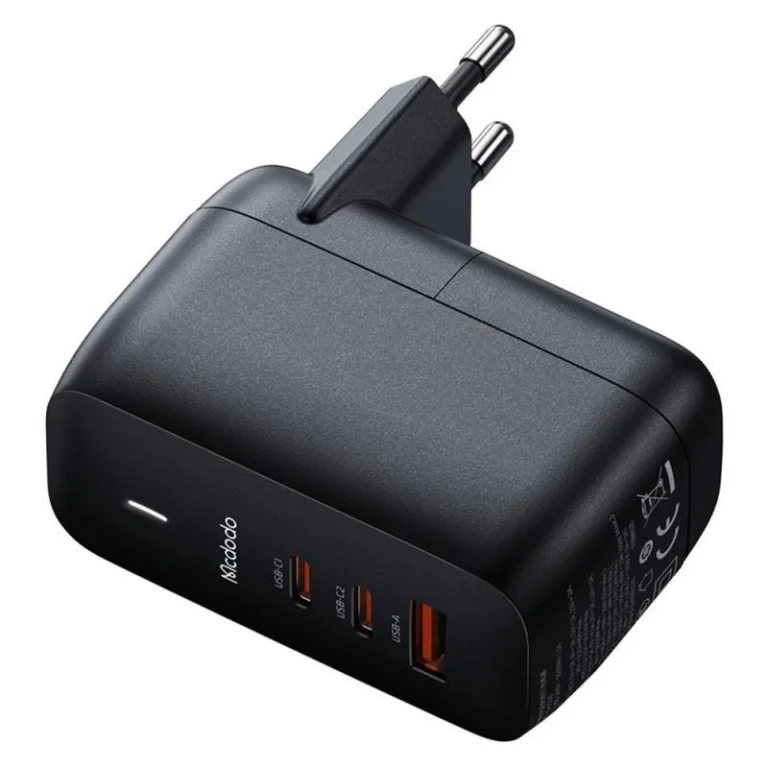 شارژر دیواری وات مک دودو مدل GaN 65W 3-Port