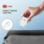 شارژر دیواری کربی مدل C101 3in1 23w