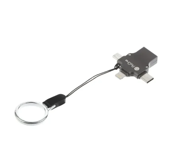 مبدل USB2 به USB-C / micro USB / لایتنینگ پرووان مدل PCO04