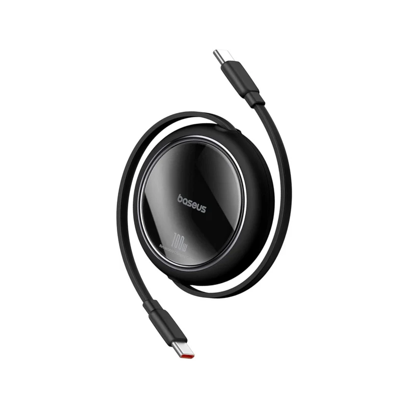 7 کابل USB-C بیسوس مدل Free2Draw Mini Retractable 100W طول 1 متر