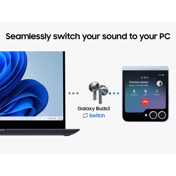 هندزفری بلوتوثی سامسونگ مدل Galaxy Buds3 - Image 9