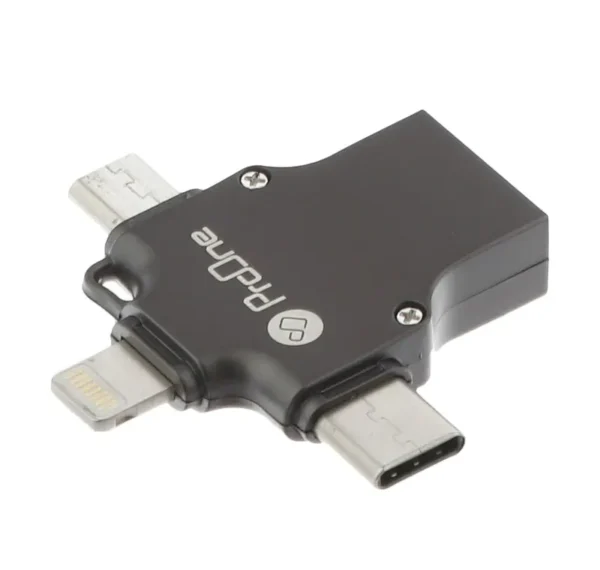 مبدل USB2 به USB-C / micro USB / لایتنینگ پرووان مدل PCO04