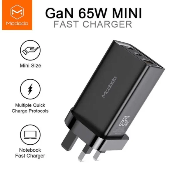 شارژر دیواری مک دودو مدل Mcdodo 65w CH-7911