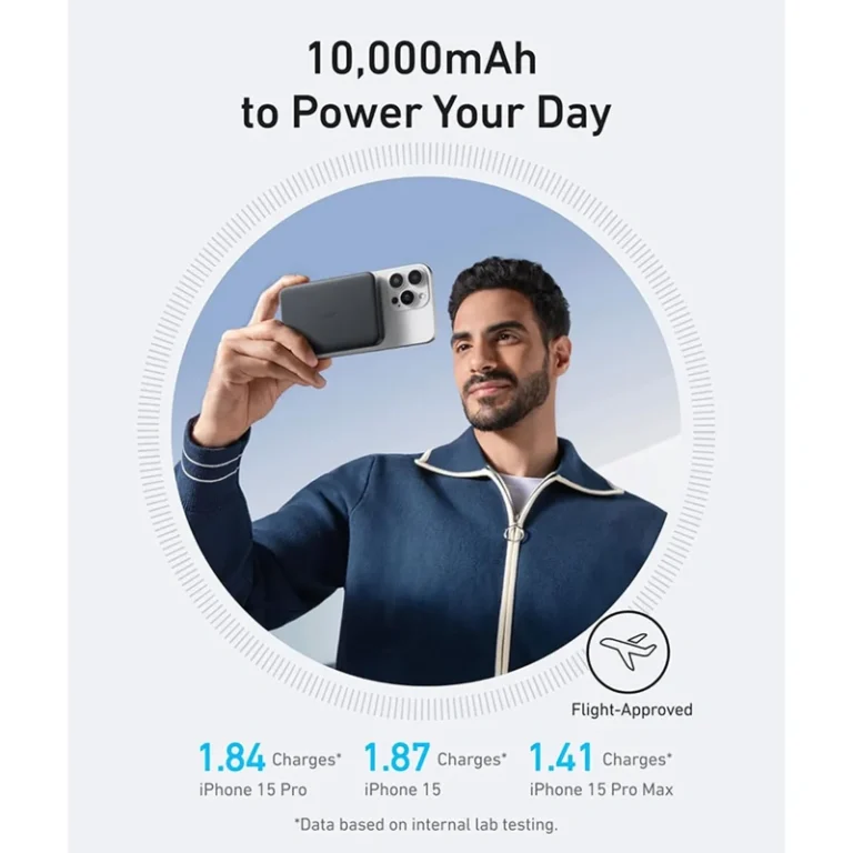 پاوربانک بیسیم انکر Anker Magnetic Power Bank 10K 30W مدل A1664
