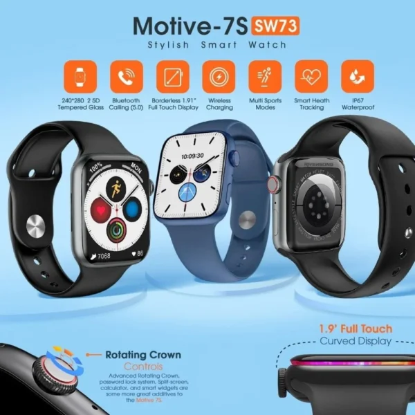 ساعت هوشمند ریورسانگ مدل Motive 7S SW73 - Image 4
