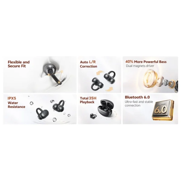 هدفون بلوتوثی کیو سی وای مدل Crossky C50 - Image 3