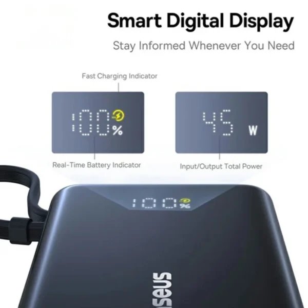 پاوربانک بیسوس مدل PicoGo 45W ظرفیت 10000 میلی آمپر ساعت - Image 8