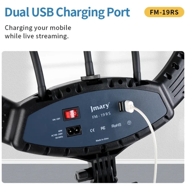 رینگ لایت جی ماری مدل FM-19RS - Image 9