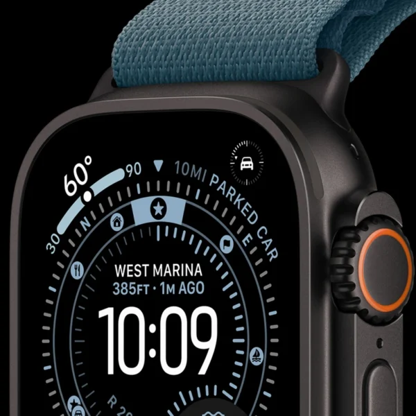 ساعت هوشمند اپل واچ Ultra 3 مدل Black Ti Black Ocean Band ، 49MM - Image 3
