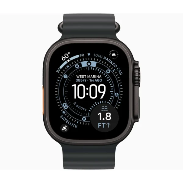 ساعت هوشمند اپل واچ Ultra 3 مدل Black Ti Black Ocean Band ، 49MM - Image 5