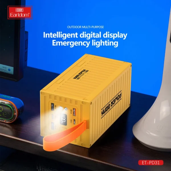 پاوربانک ارلدام مدل CONTAINER PD31 ظرفیت 60000 میلی آمپر ساعت - Image 7