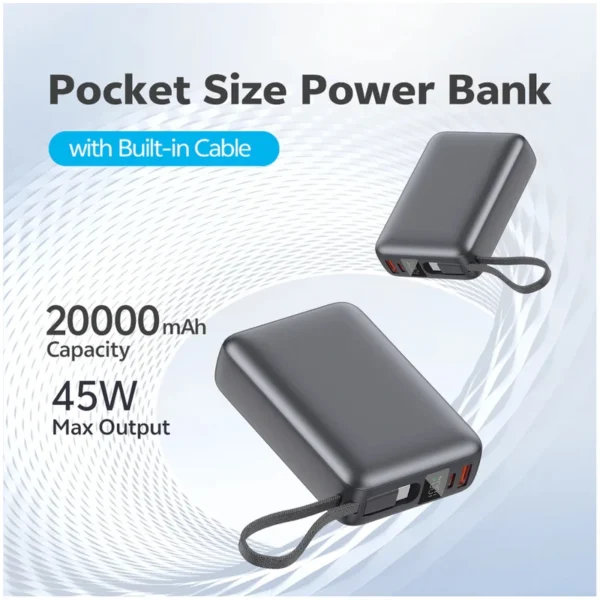پاوربانک 45 وات کیو سی وای مدل PB20A ظرفیت 20000 میلی آمپر ساعت - Image 13
